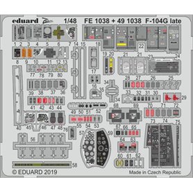 Eduard BIG ED 1:48 F-104G późna wersja dla Kinetic