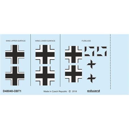 Eduard Fw 190A-2 national insignia 1/48