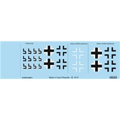 Eduard 1:72 Kalkomanie NATIONAL INSIGNIA do Focke Wulf Fw-190 A-8 dla Eduard