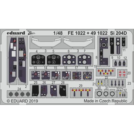 Eduard Si 204D 1/48 dla SPECIAL HOBBY