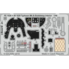 Eduard ZOOM 1:48 Hawker Typhoon Mk.Ib BUBBLETOP dla Hasegawa / Italeri