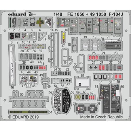 Eduard F-104J 1/48 dla KINETIC