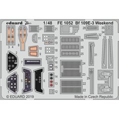 Eduard ZOOM 1:48 Messerschmitt Bf-109 E-3 - Eduard - WEEKEND edition