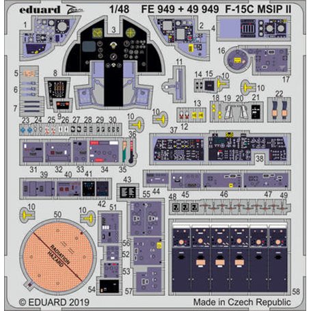 Eduard F-15C MSIP II 1/48 dla GREAT WALL HOBBY