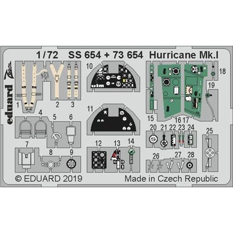 Eduard Hurricane Mk.I 1/72 dla ARMA HOBBY