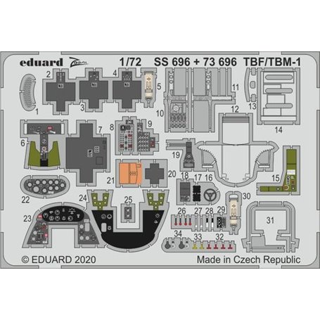 Eduard TBF/TBM-1 Avenger 1/72