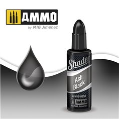 Ammo of Mig SHADER Farba cieniująca - ASH BLACK