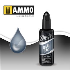 Ammo of Mig SHADER Farba cieniująca - NIGHT BLUE