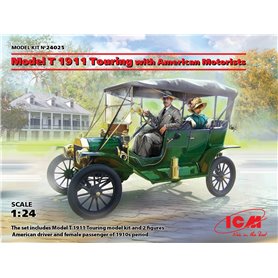 ICM 24025 Model T 1911 Touring w/Americ. Motorists