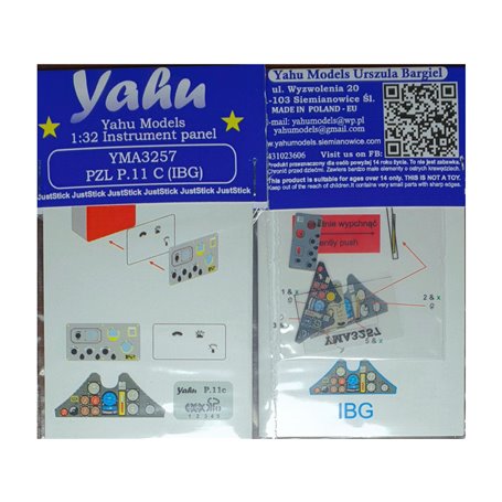 Yahu Models 1:32 PZL P.11C (IBG)