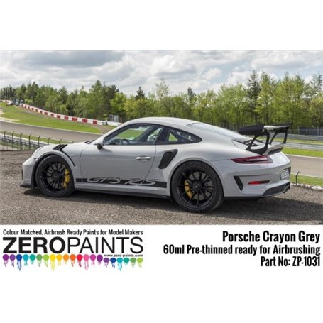 Zero Paints 1031 Porsche 911 GT3 RS Crayon Grey 60ml