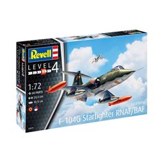 Revell 1:72 F-104G Starfighter - MODEL SET - z farbami