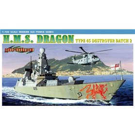 Dragon Cyber Hobby 7109 1/700 H.M.S. Dragon Type 45 Destroyer 