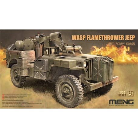 Meng VS-012 WASP Flamethrower Jeep