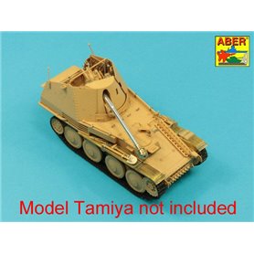 ABER 1:35 Metalowa lufa 75mm PaK.40/3 do Sd.Kfz.139 Marder III Ausf.M