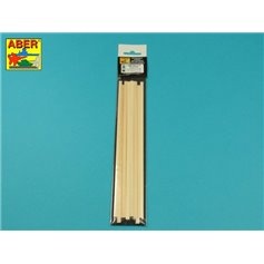 ABER WL2x5 Listwy drewniane z lipy 2mm x 4mm x 245mm - 12szt.