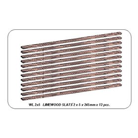 Aber WL2x5 Listwy drewniane z lipy 2x4 x245 x12 szt