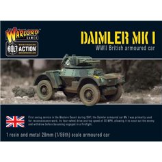 Bolt Action Daimler Mk.I - BRITISH ARMOURED CAR