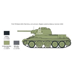 Italeri 7078 1/72 T34/76 Model 1943