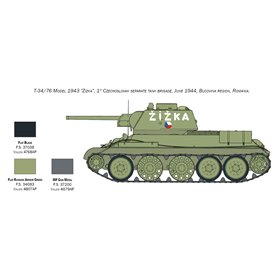 Italeri 7078 1/72 T34/76 Model 1943