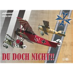 Eduard 1:48 DU DOCH NICHT - Albatros D.V + Fokker Dr.I + Fokker D.VII - LIMITED EDITION
