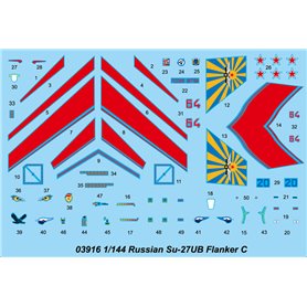 Trumpeter 03916 Su-27UB Flanker C