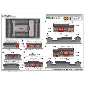 Trumpeter 1:100 Bejing Siheyan - COURTYARD HOUSE