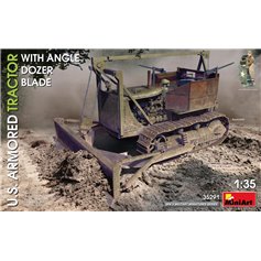 Mini Art 1:35 US ARMOURED TRACTOR WITH ANGLE DOZER BLADE