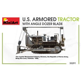 Mini Art 35291 US Armoured Tractor w/Angle Dozer Blade
