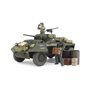 Tamiya 25196 1/35 US M8 Light Armored Car "Greyhound" Combat Patrol Set