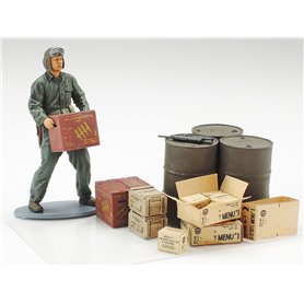 Tamiya 25196 1/35 US M8 Light Armored Car "Greyhound" Combat Patrol Set