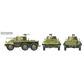 Tamiya 25196 1/35 US M8 Light Armored Car "Greyhound" Combat Patrol Set