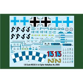 Hobby Boss 81805 Me262 fighter 1/18