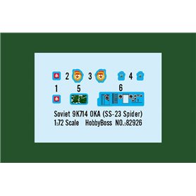 Hobby Boss 82926 Soviet 9K714 OKA ( SS-23 Spider)