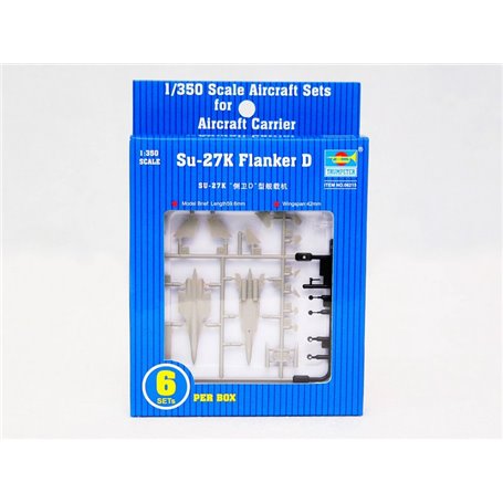 Trumpeter 06215 1/350 SU-27K Flanker C-6pcs/bo