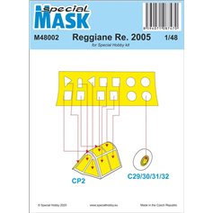 Special Hobby SPECIAL MASK 1:48 Maski do Reggiane Re.2005 dla Special Hobby