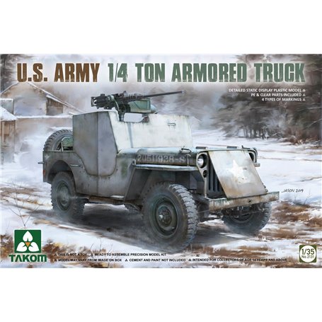 Takom 2131 1/35 U.S. Army 1/4 ton armored  truck