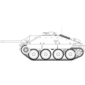 Airfix 01353 Jagdpanzer 38 tone Hetzer, Late Version 1/35