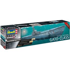 Revell 1:72 GATO-CLASS - US NAVY SUBMARINE - PLATINIUM EDITION