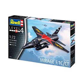 Revell 1:72 Mirage F-1 C/CT - MODEL SET - z farbami