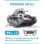 Friulmodel 1:35 Gąsienice metalowe PANZER 38 (t) / GRILLE-MARDER III. / GRILLE H/M PANZERJAGER 38(t)