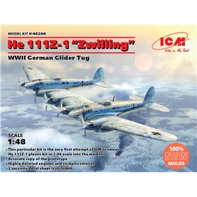 ICM 48260 He 111Z Zwilling WWII German Gilder