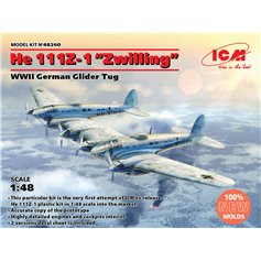 ICM 1:48 Heinkel He-111Z Zwilling - WWII GERMAN GLIDER TUG