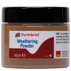 Humbrol AV0018 Pigment WEATHERING POWDER - LIGHT RUST - 45ml