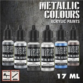 Green Stuff World Metallic Paints Set – Silver