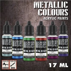 Green Stuff World Metallic Paints Set – Colours