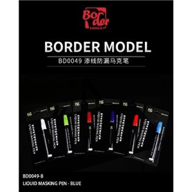 Border Model BD0049-B Liquid Masking Pen - Blue