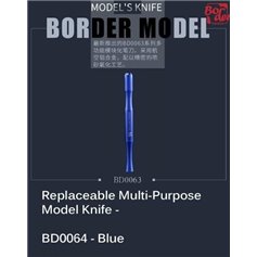 Border Model BD0065 Skalpel modelarski - REPLACEABLE MULTI-PURPOSE MODEL KNIFE - BLUE