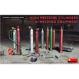 Mini Art 35618 High Pressure Cylinders w/welding equipment