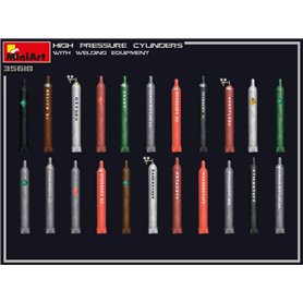 Mini Art 35618 High Pressure Cylinders w/welding equipment